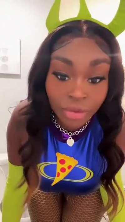 What is she for Halloween? 🤔