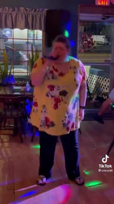 My karaoke hero! @patbenatar FTW