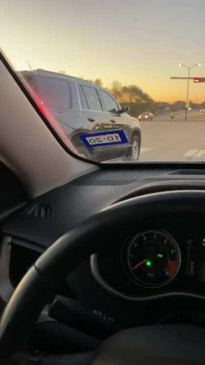 “Roller” likes to roll out into intersections before the light turns green. They went next level today.