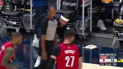 [Highlight] Campazzo scores on Lillard down low and flexes