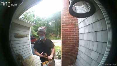 Trashy doordash guy stole some of my fries.