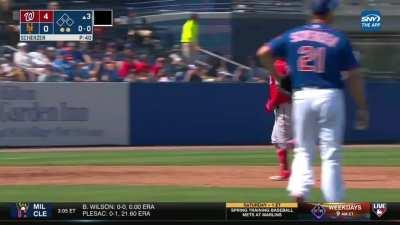 [Highlight] [Highlight] Luis Garcia makes it 4-0 Nationals with a home run off Max Scherzer.