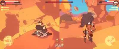 Amazing Split Screen Action animation from 'The Legend of Hei II'