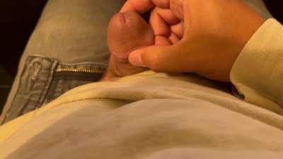 Another clitty tug session.