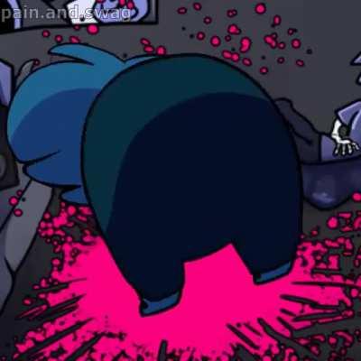 rebecca friday night funkin starving artist twerk (real) (by @ceo_of_shiza on twitter)