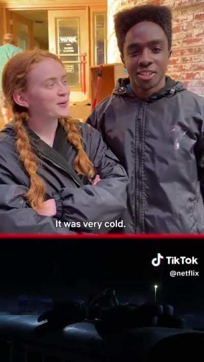 Sadie Sink and Caleb McLaughlin share their favorite Lumax scenes togother!