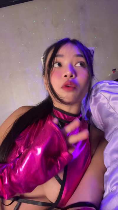 I know exactly where your eyes are focused, admit it. And yes, I’m Asian.