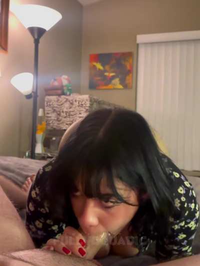 Blowing bubbles on it