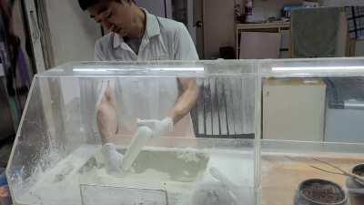 How to make korean Kkul-tarae candy. It's a variaton of chinese 'Dragon beard candy' 