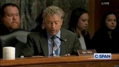 Rand Paul destroys the notion that the government should control disinformation or control speech.