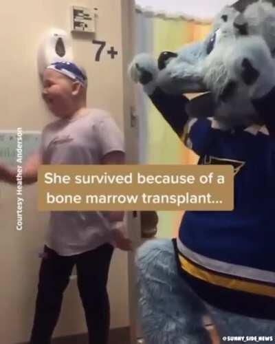 Cancer survivor Laila meets her donor for the first time