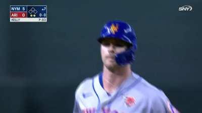 [Highlight] NYM@ARI: Pete Alonso hits a 2-run bomb on his first game back from the injured list