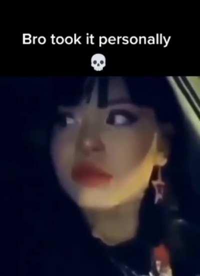 bro took it personally