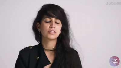 She was asked to rank everyone (including herself) on the basis of IQ.