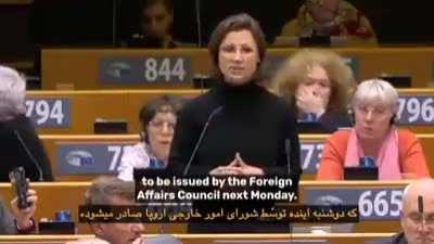 Germany's representative in European parliament stands up for people of Iran