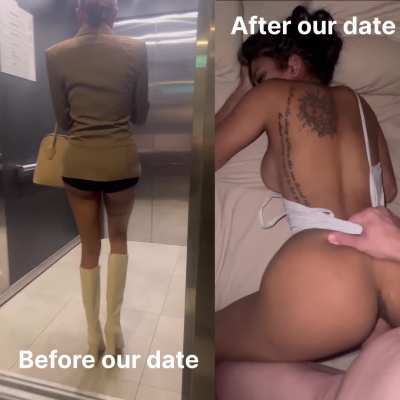 My typical first date.. they buy me dinner, I let them hit 🙊