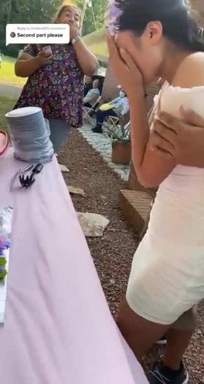 WCGW if I push this girl's face into the cake