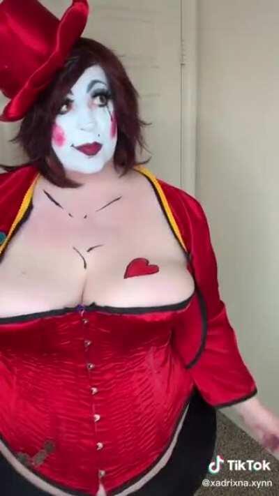 The devil is working but that corset is working harder