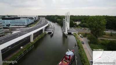 Bridges on the way from Rotterdam to Amsterdam