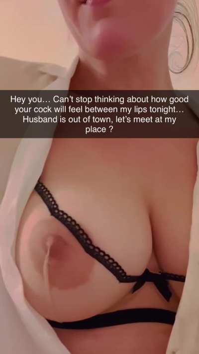 Husband is out of town