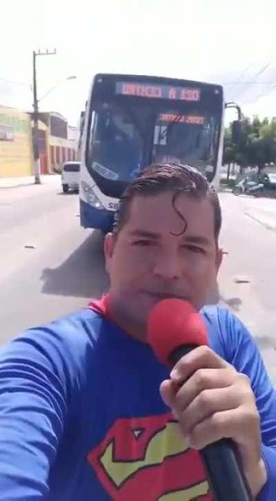 WCGW standing on the middle of the road while recordings yourself