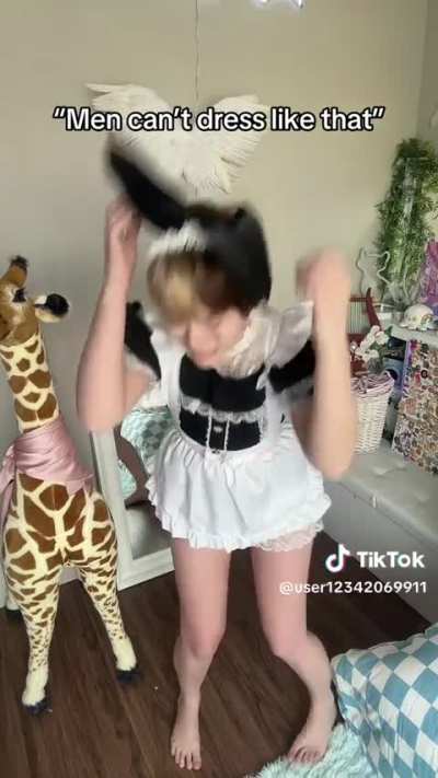 Men can’t dress like that