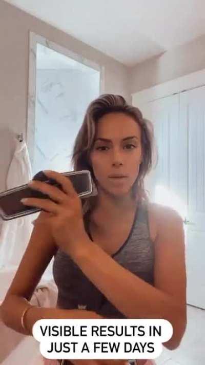 From IG story. The moan she makes towards the end when she turns on that ab device and says, 