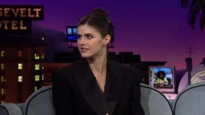 GIF of Alex from the Late Late Show (01/12/23)