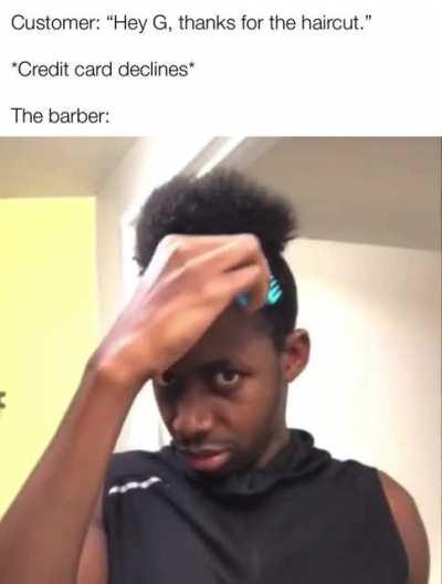 GTA barber vibes tho