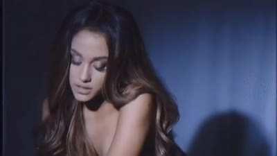 Ariana with her amazing hair down