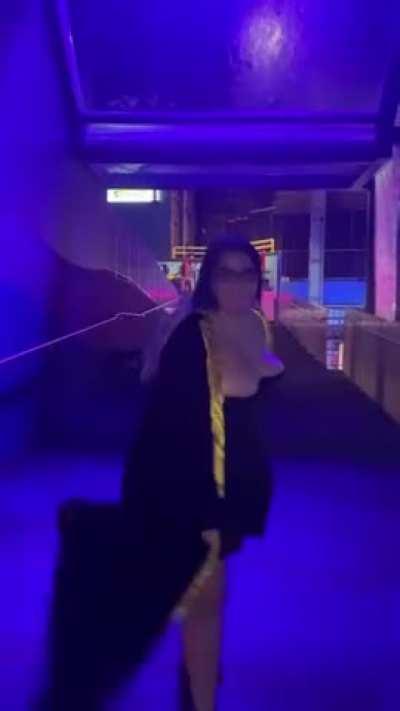 Corset couldn’t contain them as I ran