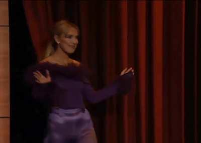 Millie's bouncy entrance