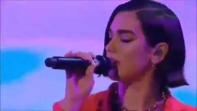 Dua Lipa after being named a balkan terrorist