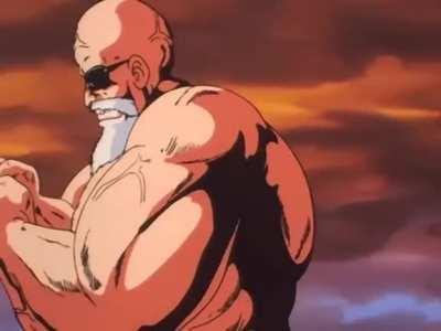 [Dragonball] the first kamehameha by master roshi gives me goosebumps