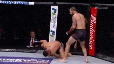 Matt Brown KO's Diego Sanchez With A Ferocious Elbow