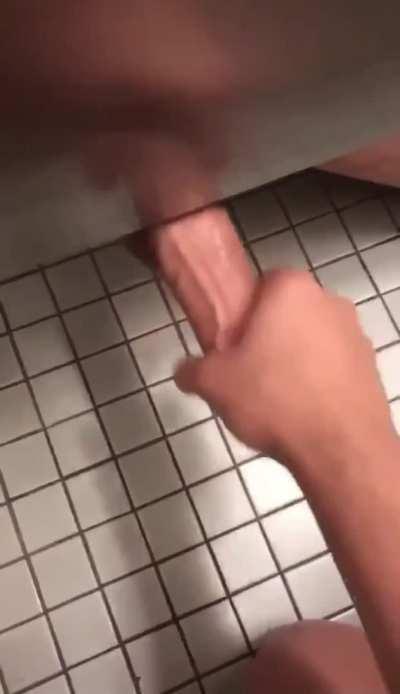 When the guy in the next stall taps his foot...