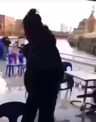 WCGW by holding on to the bridge