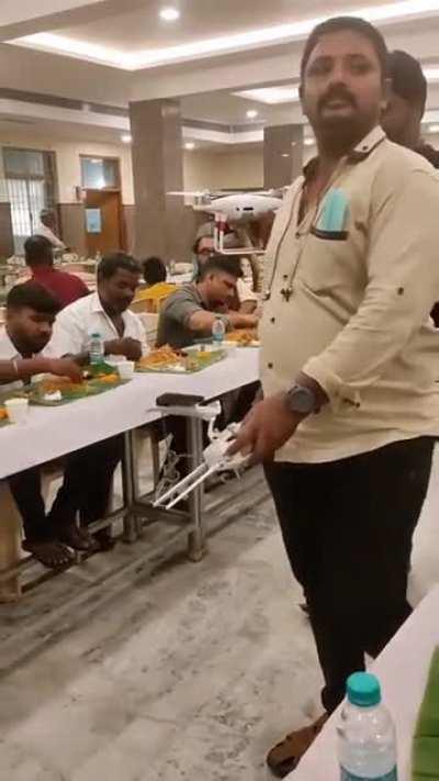 It is indeed a drone shot...