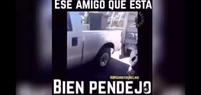 Pero con la manguera 🤣