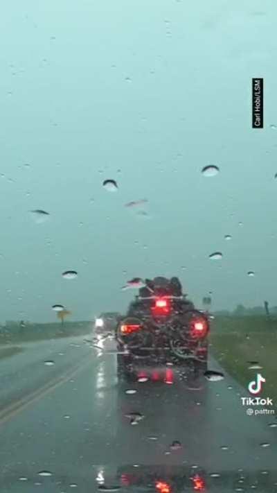 Lightning Hitting a Car