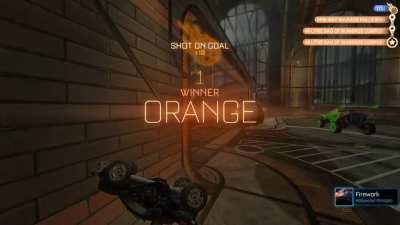 Rocket league gods said, nah