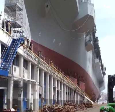 How an aircraft carrier is launched.