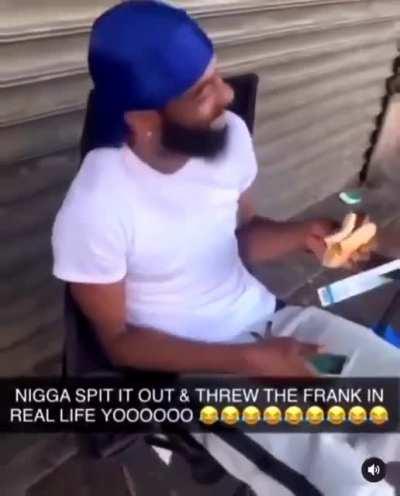 He was enjoying it fr