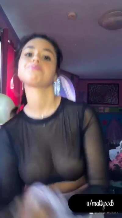 TikTok Thot Gone Braless not wild