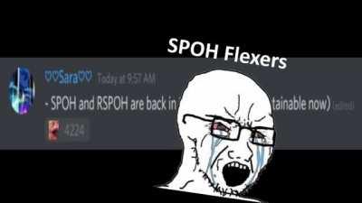 Lol I literally just traded for spoh yesterday. RIP!