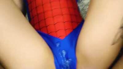 Spider-Girl gets webbed