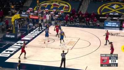 [Highlight] Lillard steal and McCollum corner 3 cuts it to 1