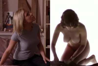 Scarlett Johansson on/off in Match Point and Under the Skin