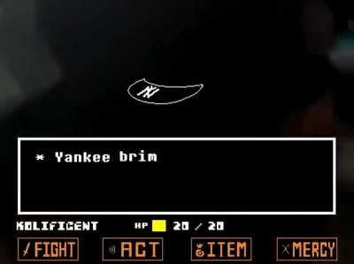 Yankee with no brim!1!1!11!!1