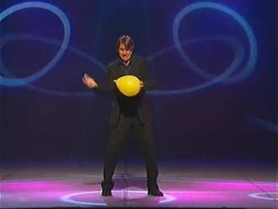 Rob Spence and his balloon act